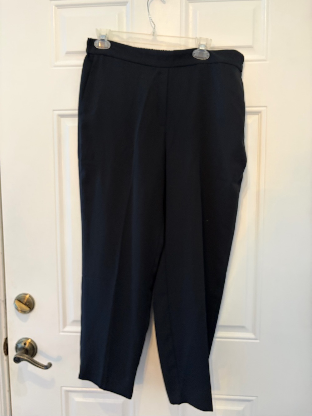 Women’s Black Straight-Leg Dress Pants